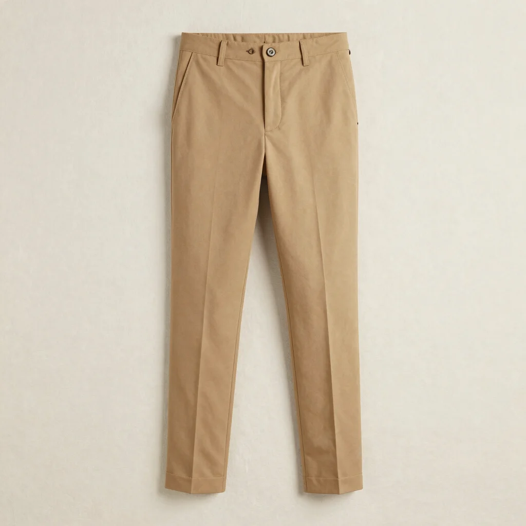 Tailored Warm Beige Trousers